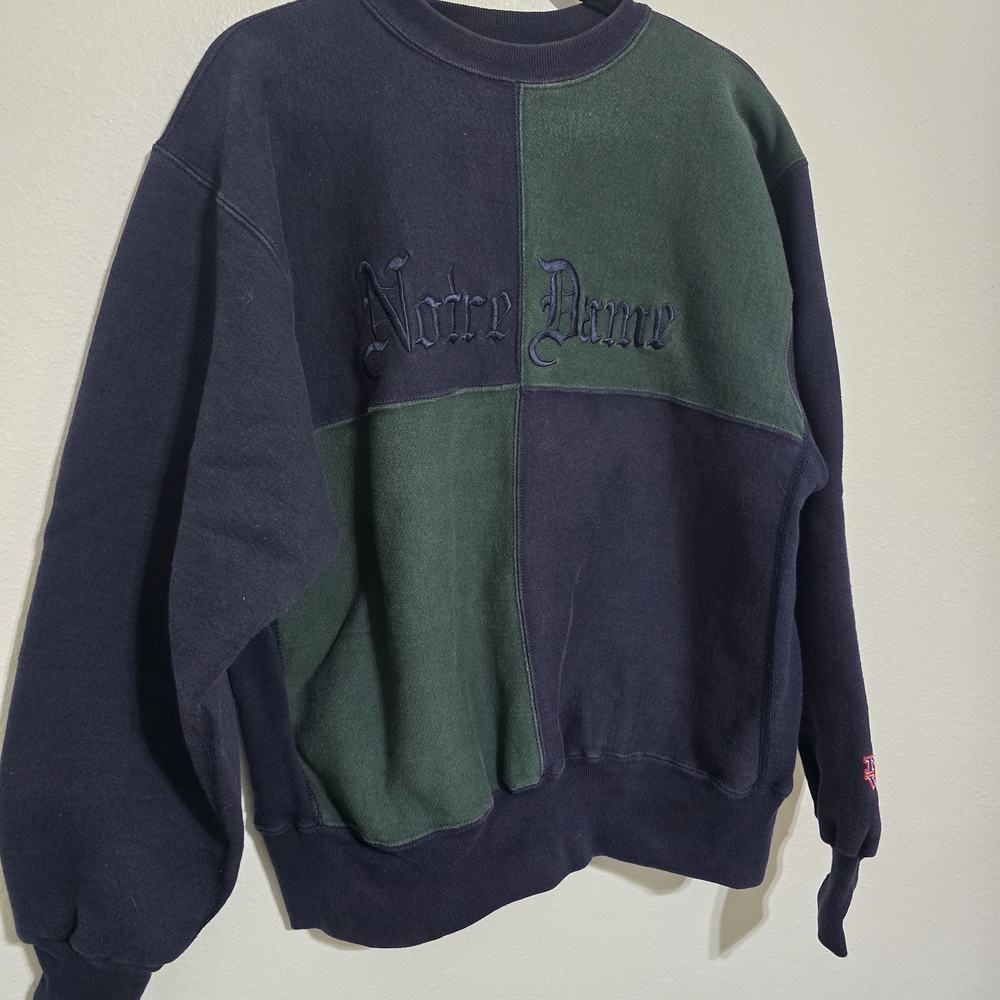 Men's Crewneck Sweater - Green and Black